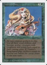 MTG X1  Titania's Song Revised Edition Vintage Magic the Gathering Look card