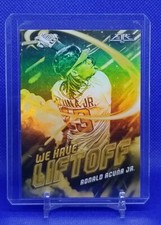 2021 TOPPS FIRE BASEBALL GOLD MINTED WE HAVE LIFTOFF / RONALD ACUNA JR. # WHL-2