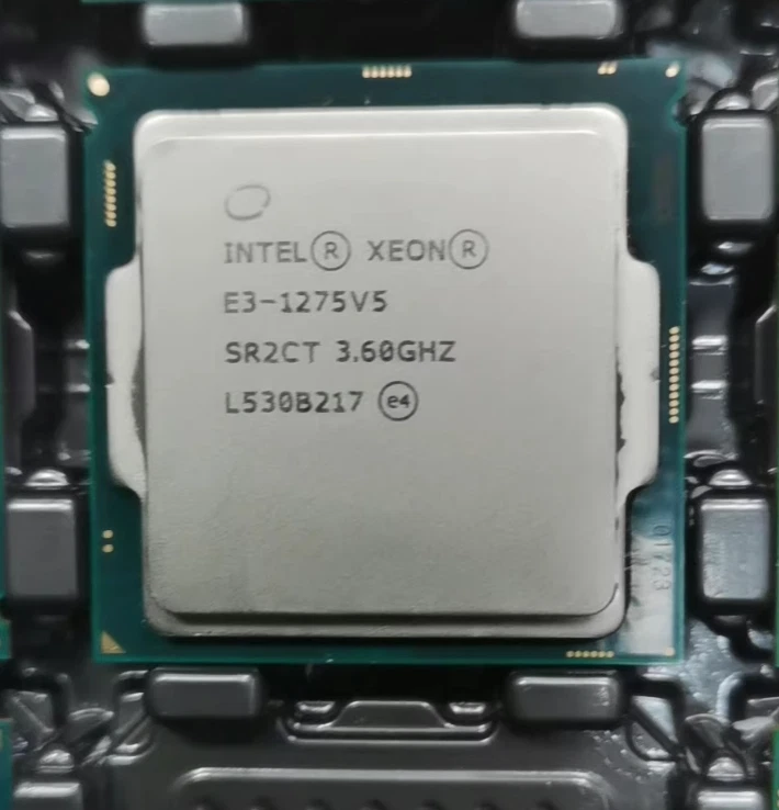 Intel Xeon E3-1275 V5 4 -Core SR2LK 3.60GHz 8MB LGA1151 80W Server Processor CPU - Image 2 of 4