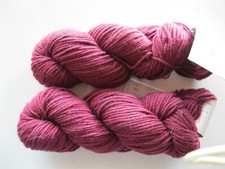 Hikoo Simpliworsted Yarn, Color 45 Edgy Eggplant - 2 Skeins