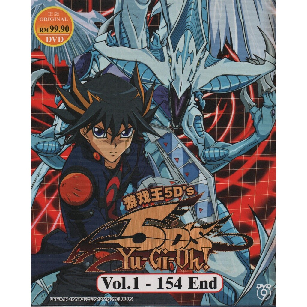 YU-GI-OH ! 5D'S - COMPLETE ANIME TV SERIES BOX SET (1-154 EPS) (ENG SUBS)