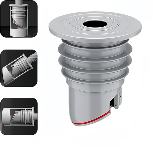 Washing Machine Drain Hose Seal, Anti-Odor Floor Drain Plug Sewer Pipe Seal Ring