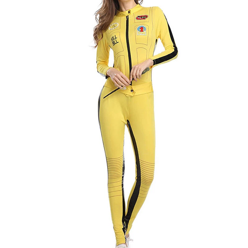 Costume cosplay Kill Bill The Bride Beatrix Kiddo tuta kung fu da donna  - Immagine 2 di 4