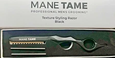 MANE TAME Texture Styling Razor – Black | Includes 2 FREE Replacement Blades.