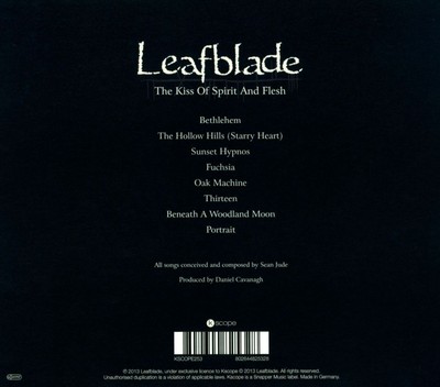 LEAFBLADE - THE KISS OF SPIRIT AND FLESH NEW CD