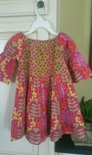 GenMarie Royal Jelly Bee Apron Peasant Dress Size 2/4 Gen Marie - Picture 9 of 9