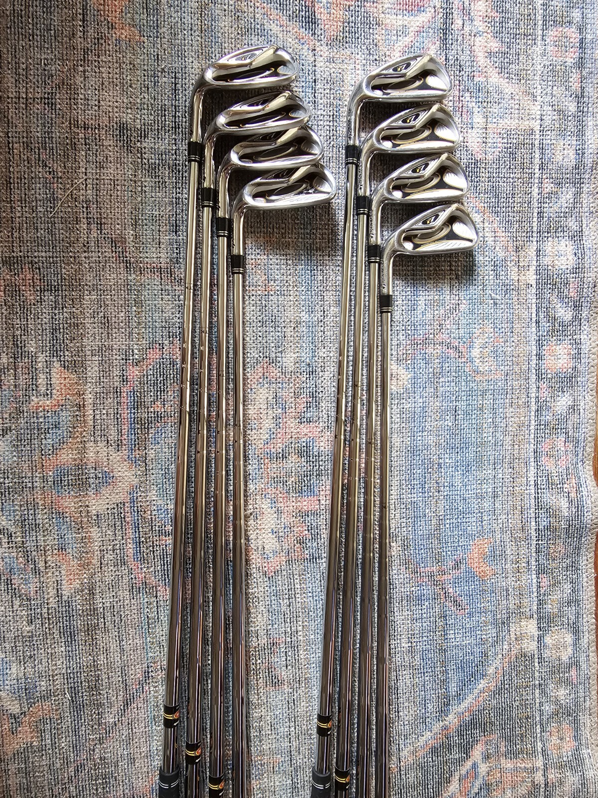 TaylorMade r7 Iron Set LH T Step 90 Stiff Flex 4PW Left Handed 8 Irons