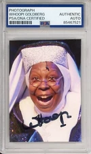 WHOOPI GOLDBERG SIGNED SISTER ACT MOVIE PHOTO PICTURE AUTOGRAPHED PSA DNA COA