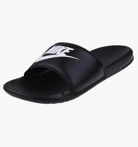 nwt NIKE BENASSI JDI SLIDE MEN BLACK WHITE 343880 090 SIZE 10 11 12 13 - Picture 2 of 5