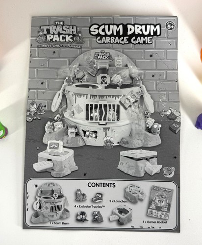 Vintage Trash Pack Abschaum Trommel Müll Spielset komplett - Bild 5 von 5
