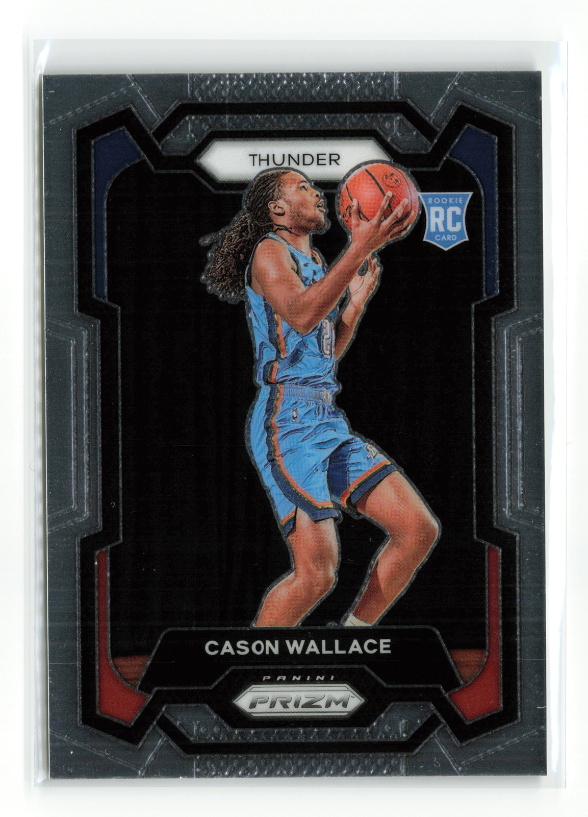 CASON WALLACE #139 2023-24 PANINI PRIZM THUNDER RC