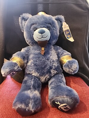 Build a Bear  Disney Aladdin Blue Genie Stuffed  W/O  Costume NWT Retired