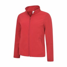 Ladies Full Zip Soft Shell Jacket Classic Ladies Waterproof Fleece Workwear 