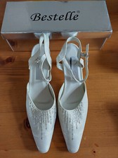 Brautschuhe 40 Hochzeitsschuhe 40 Damenschuhe 40 einmal getragen, wie neu