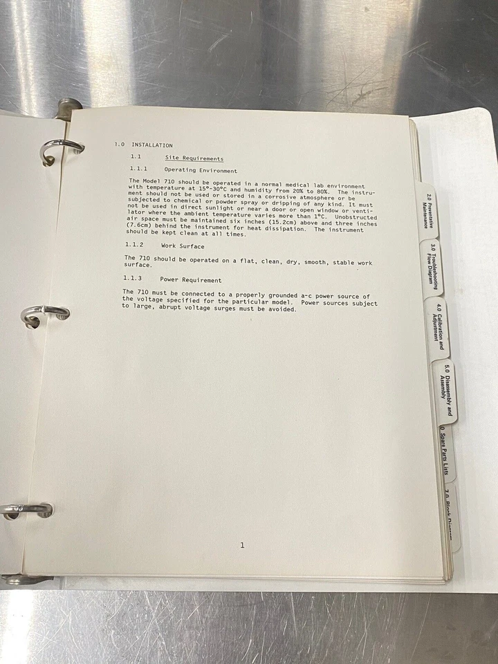 Densitómetro de electroforesis Corning 710 - Guía del usuario / Manual de instrucciones Foto 3 de 4