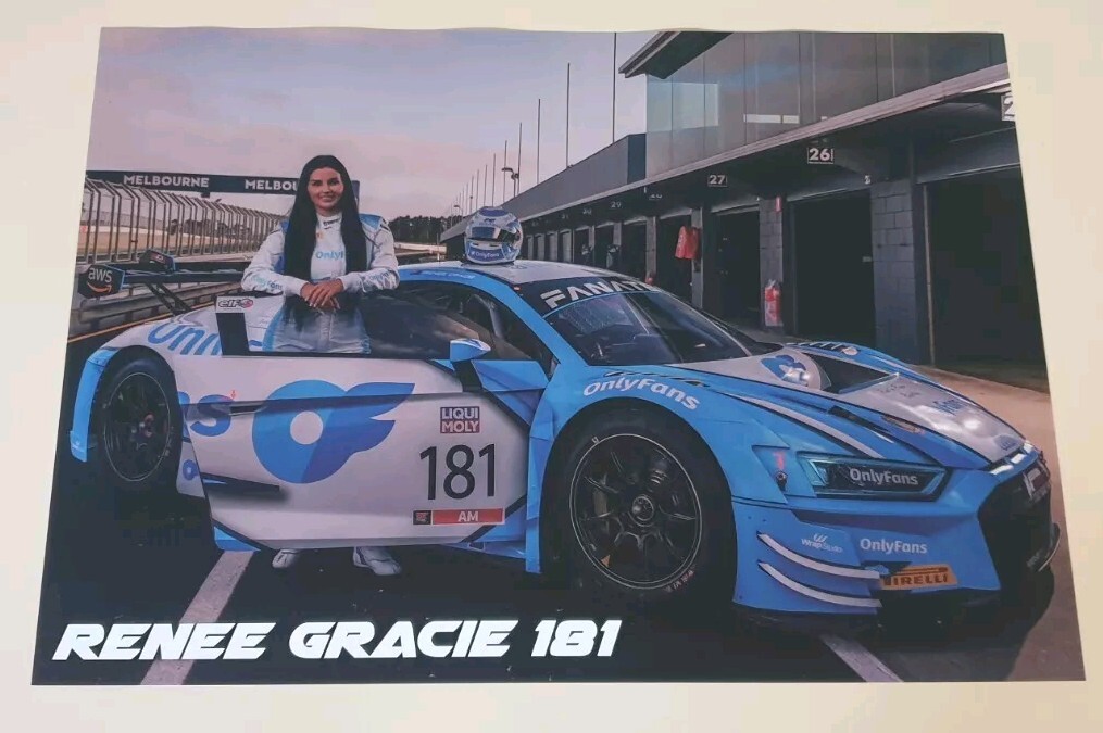 Renee Gracie GT Fanatec Racing Poster Onlyfans eBay