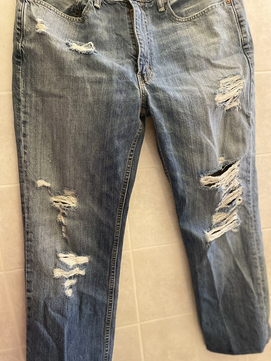 Levi's men ripped jeans