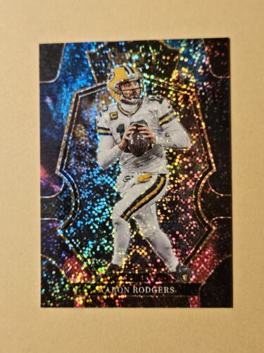2021 Panini Select Aaron Rodgers Premier Level Cosmic SP #136 Packers Jets - Picture 1 of 2