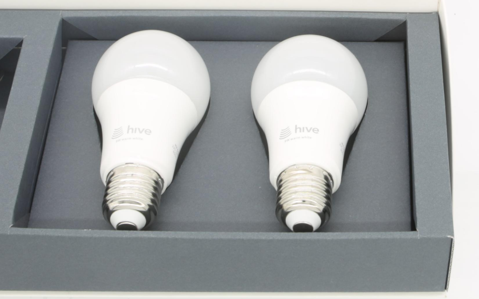 Hive Lights 2 Two Pack Dimmable Warm White Smart Bulb E27 Edison Screw