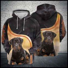 Unisex Great Rottweiler Sweatshirt 3D HOODIE Mother Day Gift All Over Print