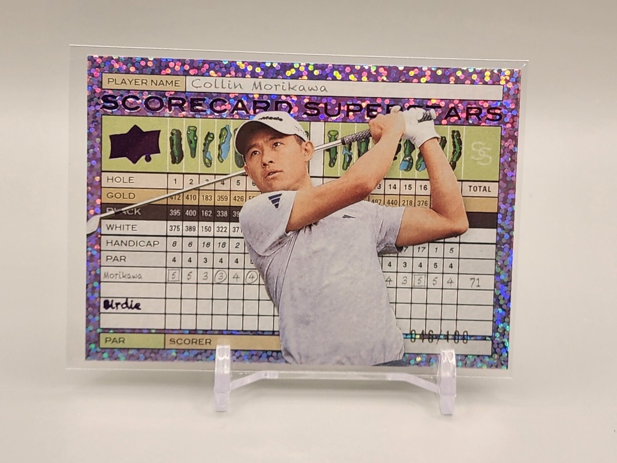 Collin Morikawa 2024 Upper Deck Golf #SS-20 Scorecard Superstars