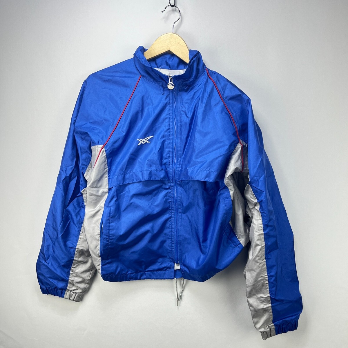 Vintage '90s Asics Running Windbreaker Jacket Small | eBay