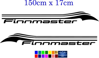 Custom Finnmaster Boot Aufkleber für Motorboote & Wasserfahrzeuge
