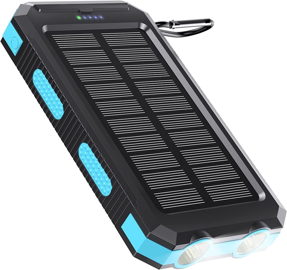 25000mAh Solar Power Bank Portable Charger for On-the-Go Charging