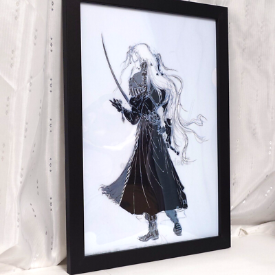 FINAL FANTASY セフィロス ポスター Amazon.com: Final Fantasy VII (7) Remake Poster | Anniversary Key