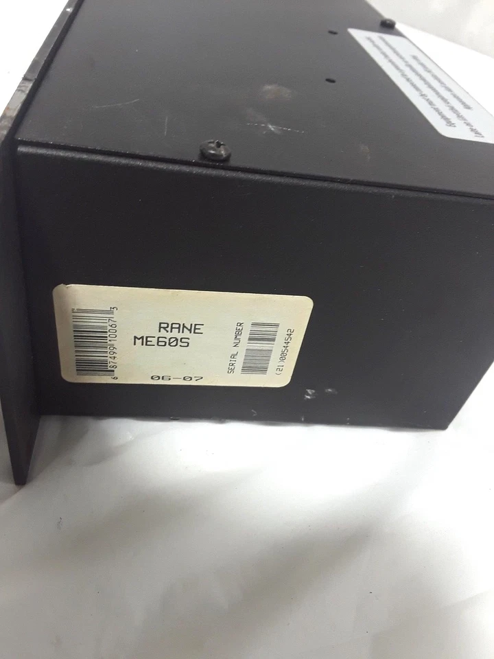 Rane ME 60S mIcroGraphic Equalizer  UNTESTED. - Image 4 of 4