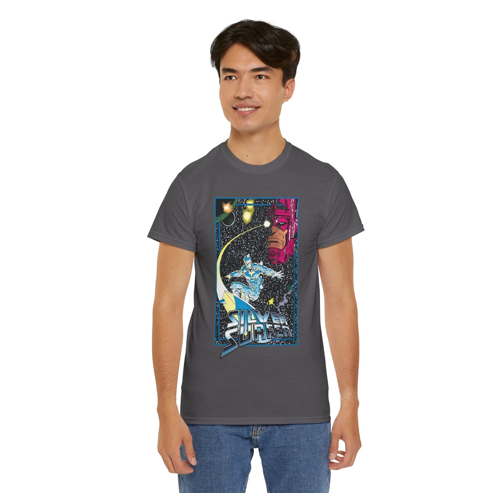 Silver Surfer T-Shirt - Marvel Comics - Ron Lim Art - Galactus - Norrin Radd
