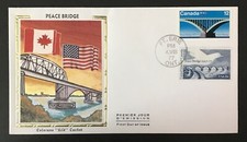 Canada - Peace Bridge - dual with US #1721 - on Colorano FDC (A114)