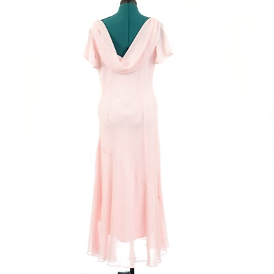 pastel maxi dress for wedding Floral Chiffon Maxi Dress - Long Sleeve Wedding Guest Dress, Elegant Pink Flower Print Gown