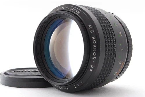 [EXC +5] Minolta MC ROKKOR-PF PF 85mm F1.7 Portrait MF Lens From JAPAN #263
