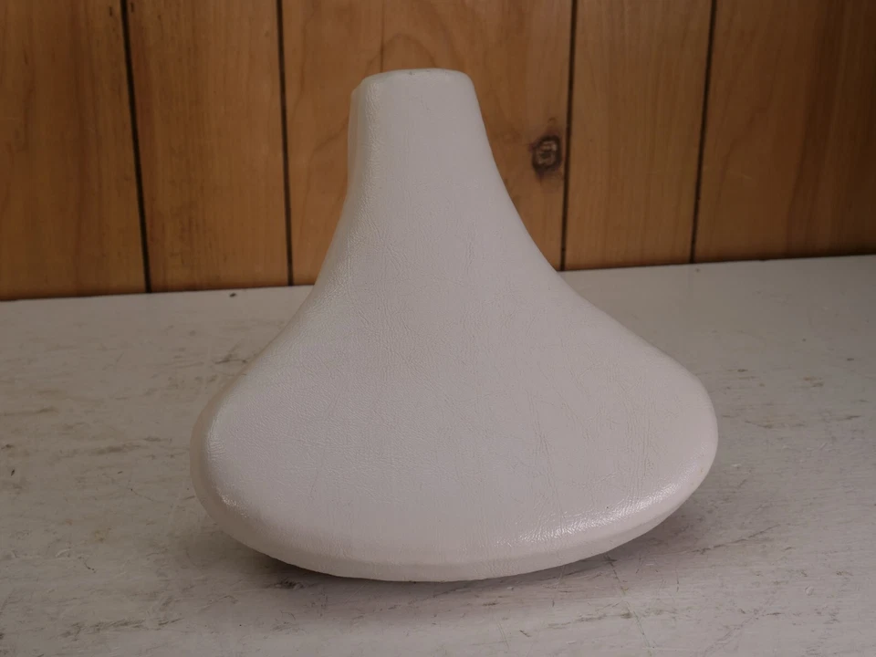 Asiento de bicicleta Schwinn JC Higgins Roadmaster Shelby blanco vintage años 50 para personas Foto 2 de 4