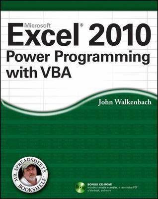 Excel 2010 Power Programming w - VERY GOOD