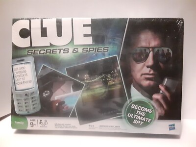 Clue Secrets and Spies Board Game Hasbro 2009   NEW SEALED  