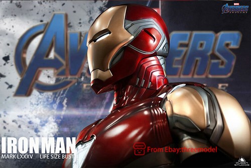 Queen Studios QS 1/1 MARK85 Iron Man Bust Model Painted Statue IN STOCK - Picture 6 of 10