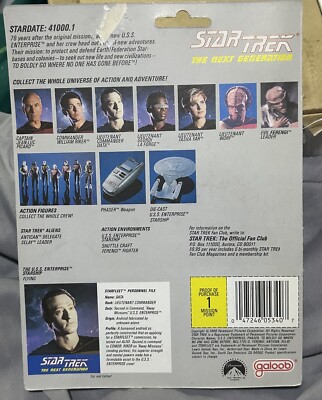 SF・ファンタジー・ホラー 88's galoob STARTREK TNG Riker VINTAGE STAR TREK TNG 13-FIGURE SET WITH ALIENS & 4