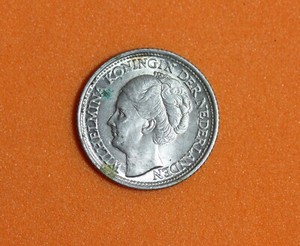 Estate Find 1941-P 10 Cents Wilhelmia Konigin Der Nederlanden Curacoa #K26497