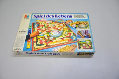 Spiel des Lebens hellblaue Ausgabe MB Vollständig Guter Zustand! - Bild 1 von 4