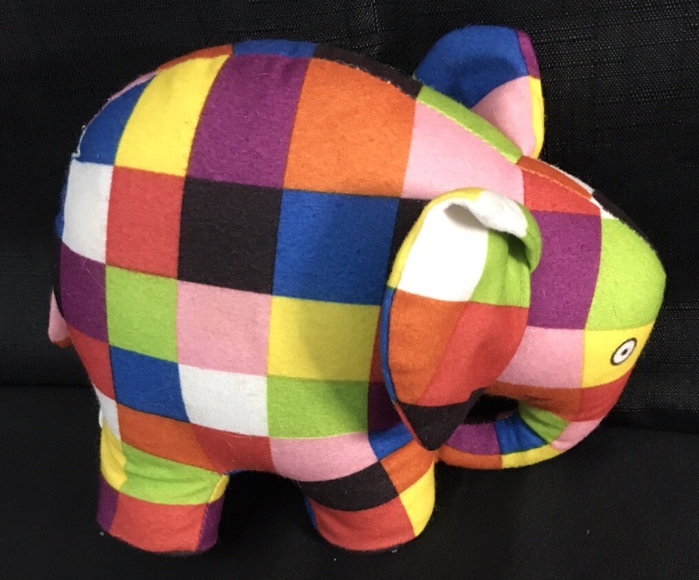 David Mckee Elmer The Elephant Toy Elmer The Elephant Colourful