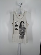 Vintage 90s Y2K Roseanne TV Show Darlene Print T Shirt Tank Top M USA Made
