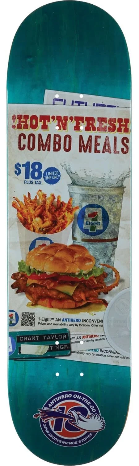 Anti Hero Skateboards Grant Taylor Artifical Ingredients Skate Deck 8.5"x31.85"