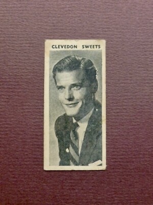 1958 Clevedon Sweets - Filmstars - ROGER MOORE - Rookie - James Bond - No. 33