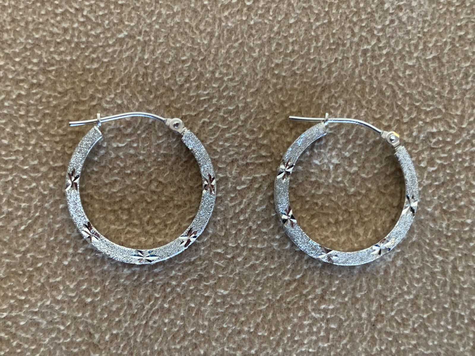 14K Yellow Gold Carla Hoop Earrings Gem