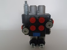 2 Spool 21 GPM Hydraulic Flow Control Valve 3600 PSI G Ports P40-20T 24-01