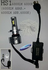 Lampada HS1 per Moto 6000K 6000LM Anabb + 6000LM Abbagl LED CREE SAMSUNG CANBUS