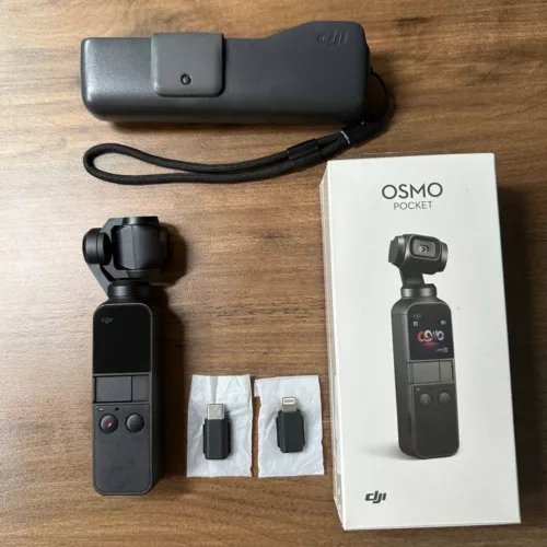 DJI Osmo kieszonkowa ręczna 3-osiowa kamera stabilizująca 4K w pudełku detalicznym 99% NOWA - Zdjęcie 2 z 8