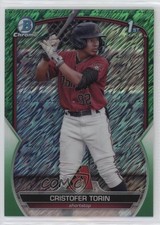 2023 Bowman Chrome Prospects Green Shimmer Refractor 45/99 Cristofer Torin 0vc5